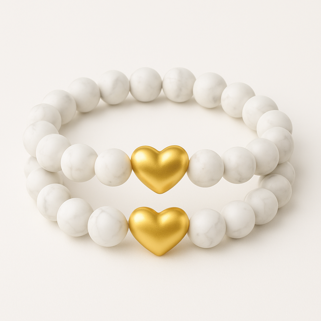 Matching-Armbänder – mit Herz aus Gold oder Silber